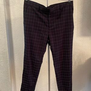 H&M plaid dress pants